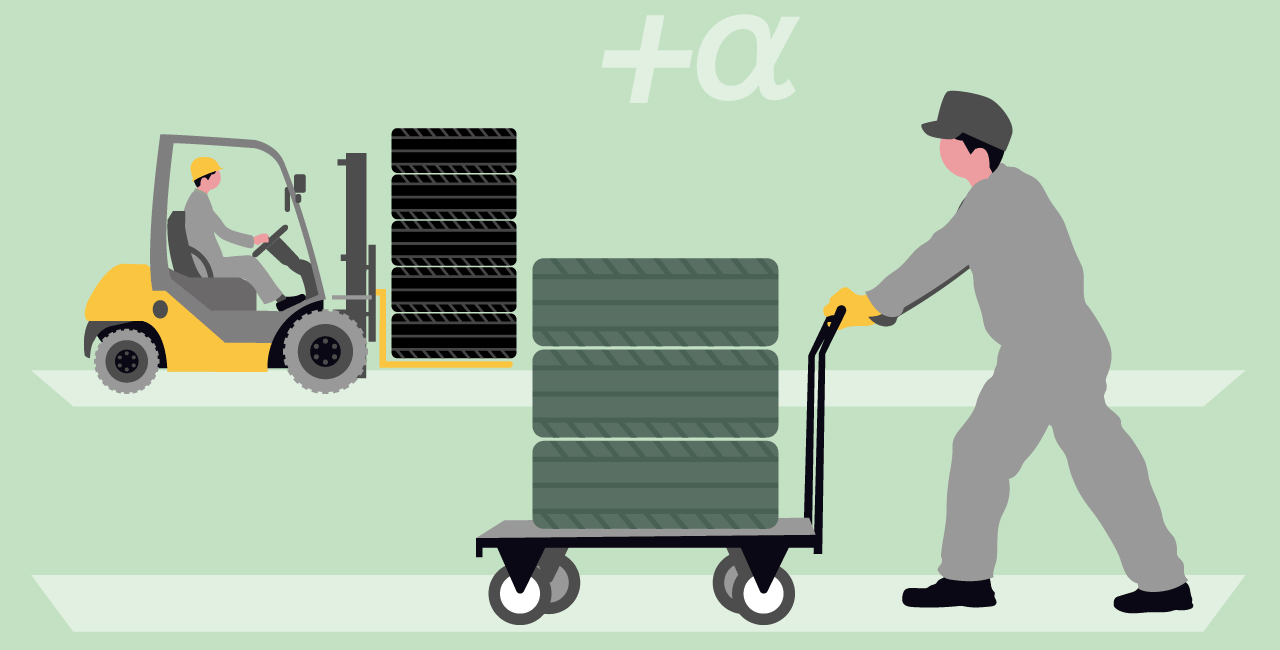 庫内荷役事業のイメージ