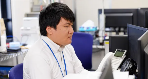 フォークリフト作業の様子